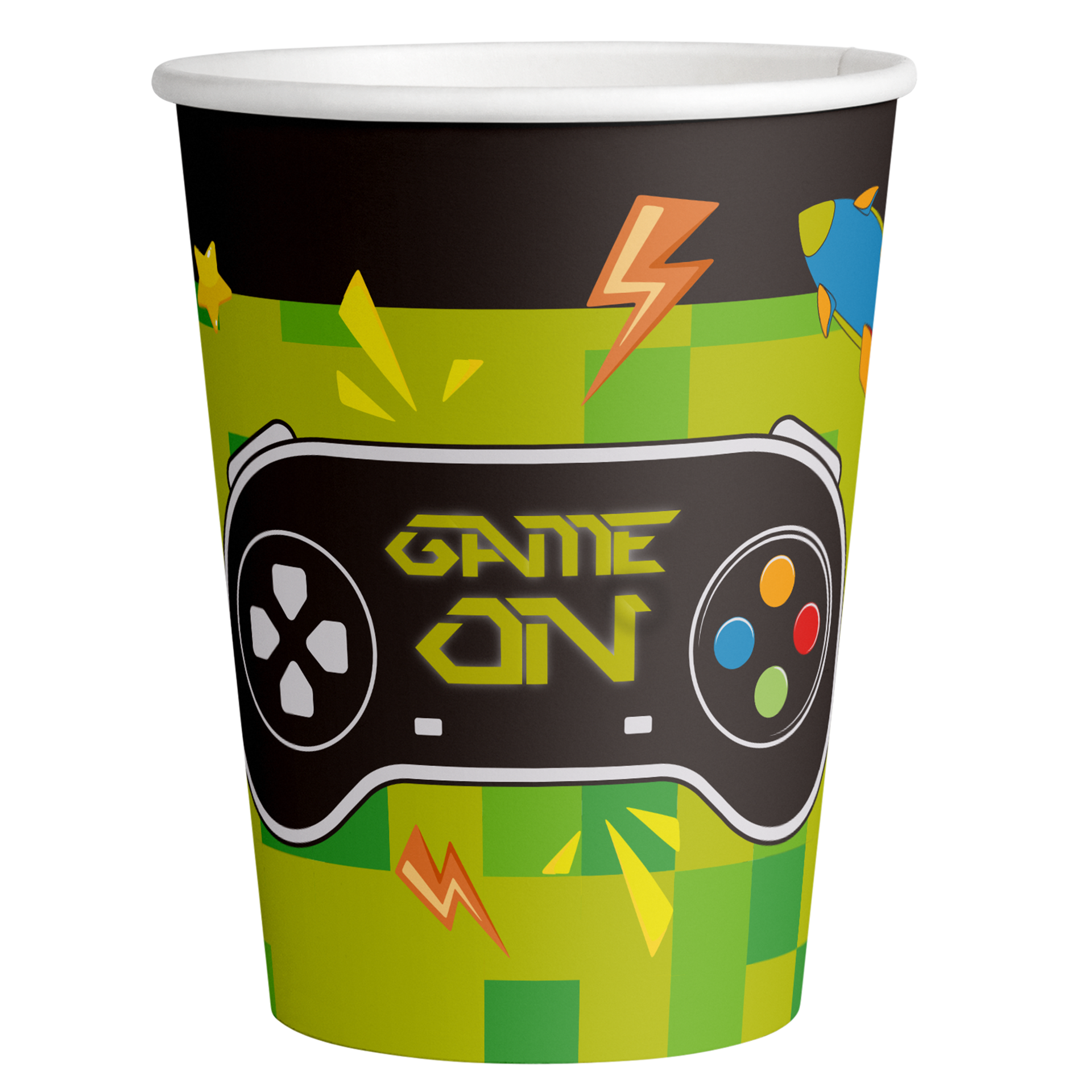 8 Vasos Gaming Party 250 ml