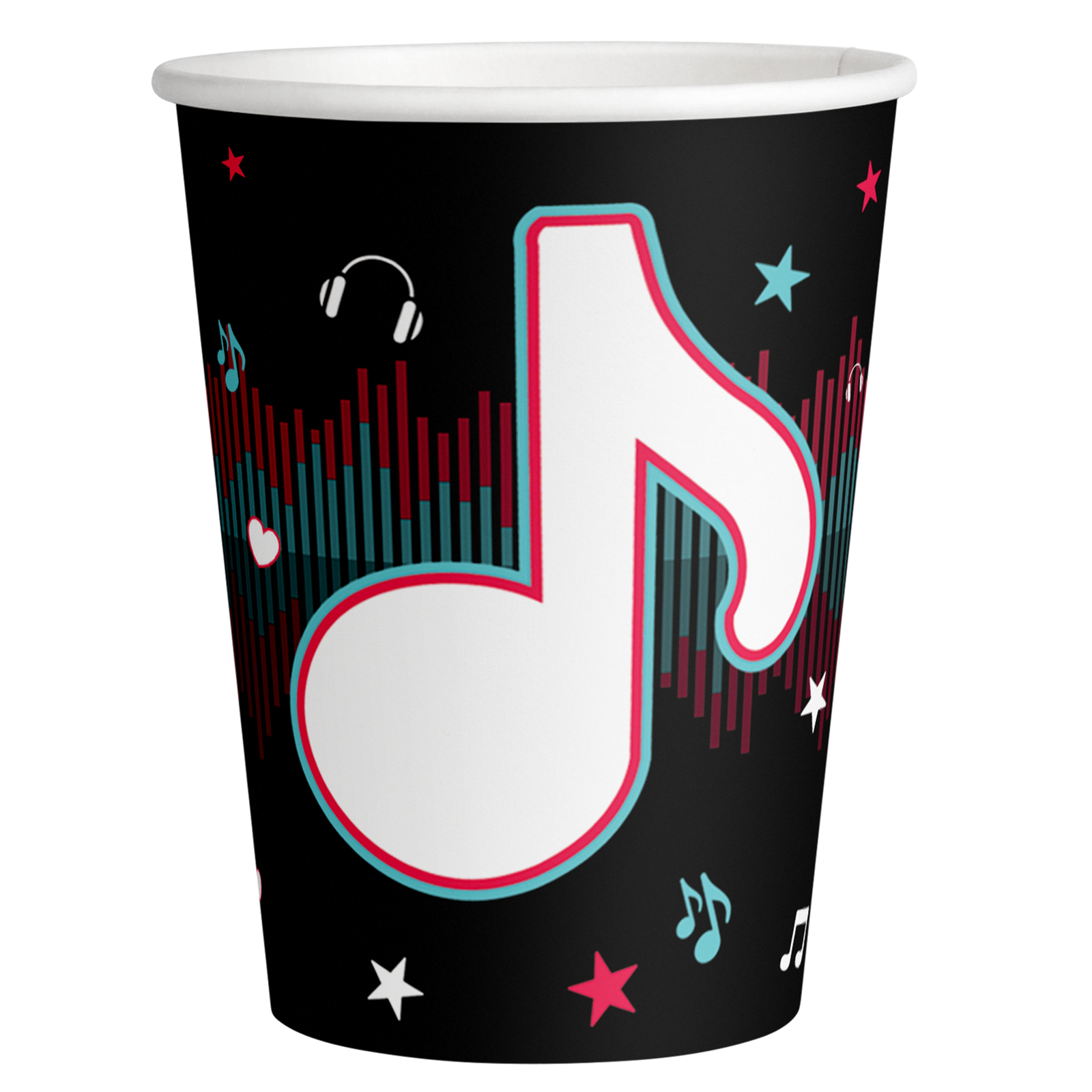 8 Vasos Dance Party 250 ml