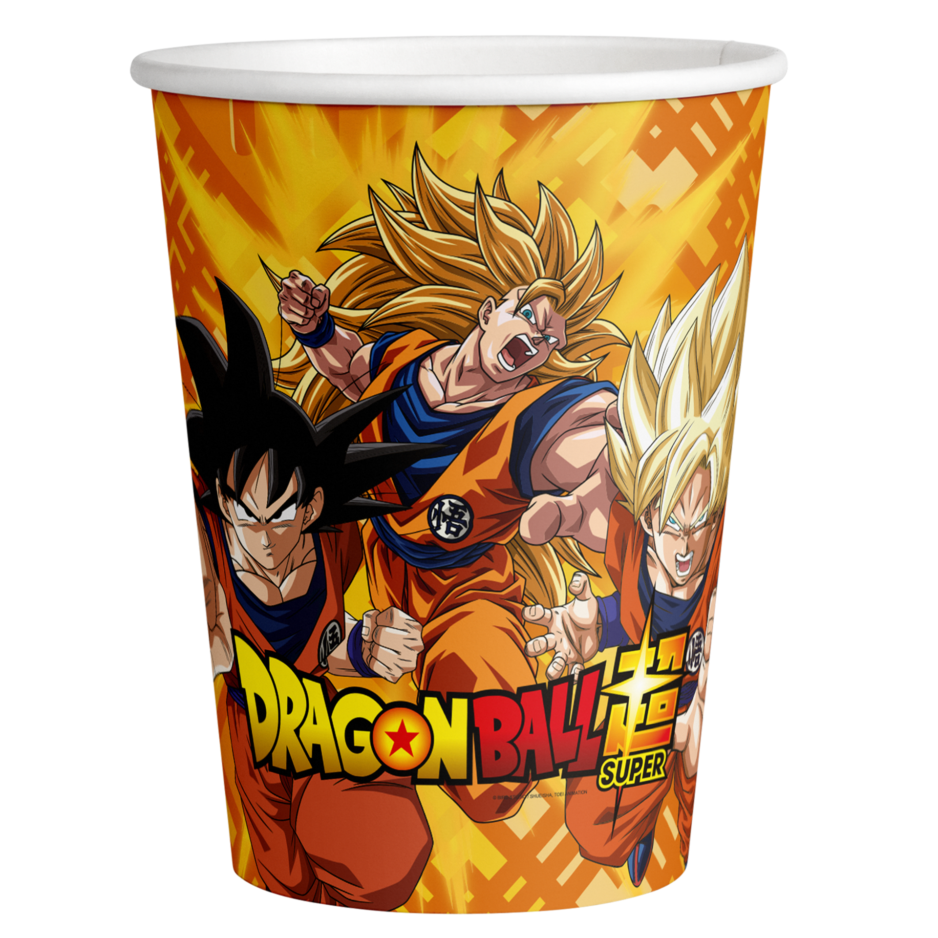 8 Vasos Dragon Ball 250 ml