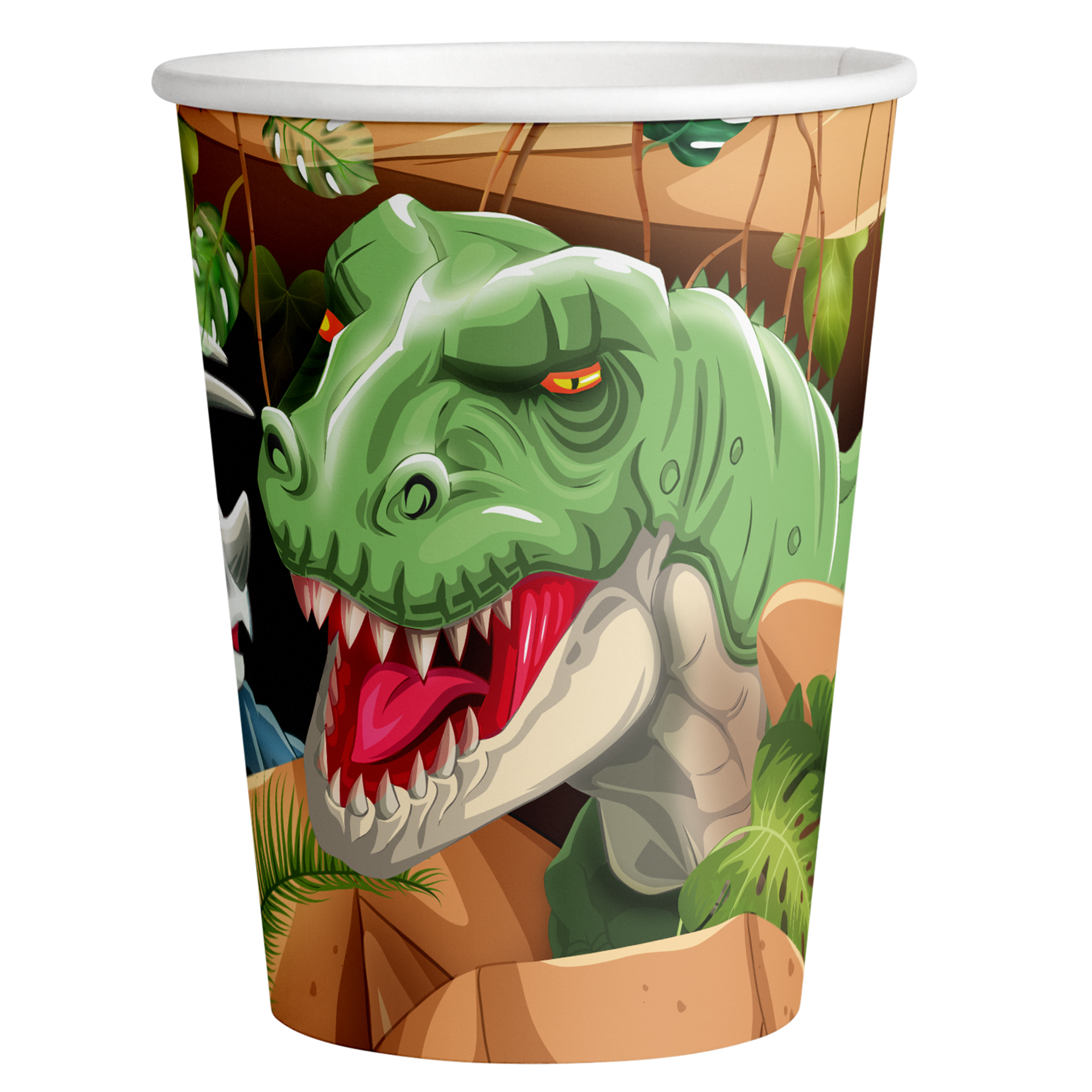 8 Vasos Jurasic Dino 250 ml