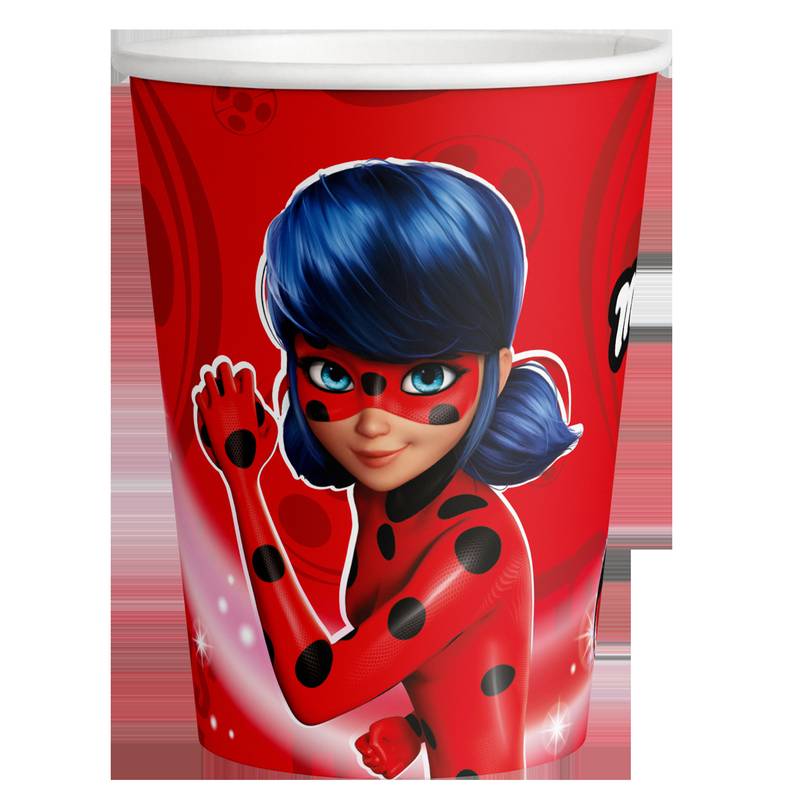 8 copos Ladybug 250 ml