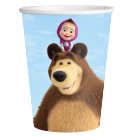8 Vasos Masha y el Oso 250 ml
