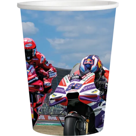 8 Vasos Moto GP 250 ml