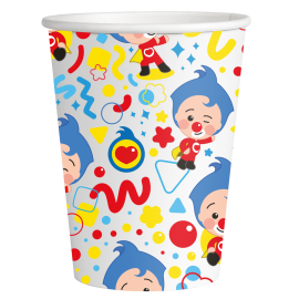 8 verres de clown Plim Plim 250 ml