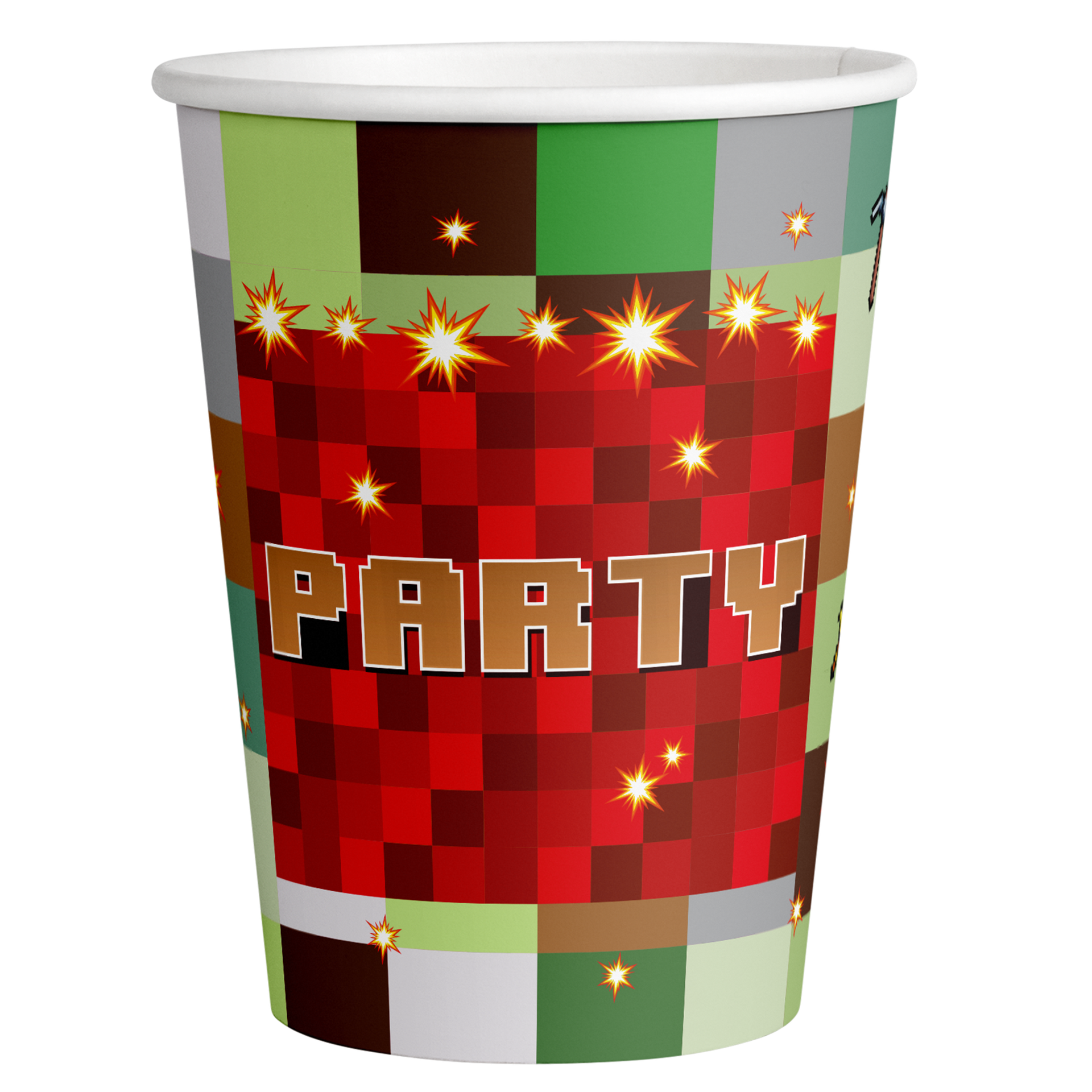 8 Vasos TNT Party 250 ml