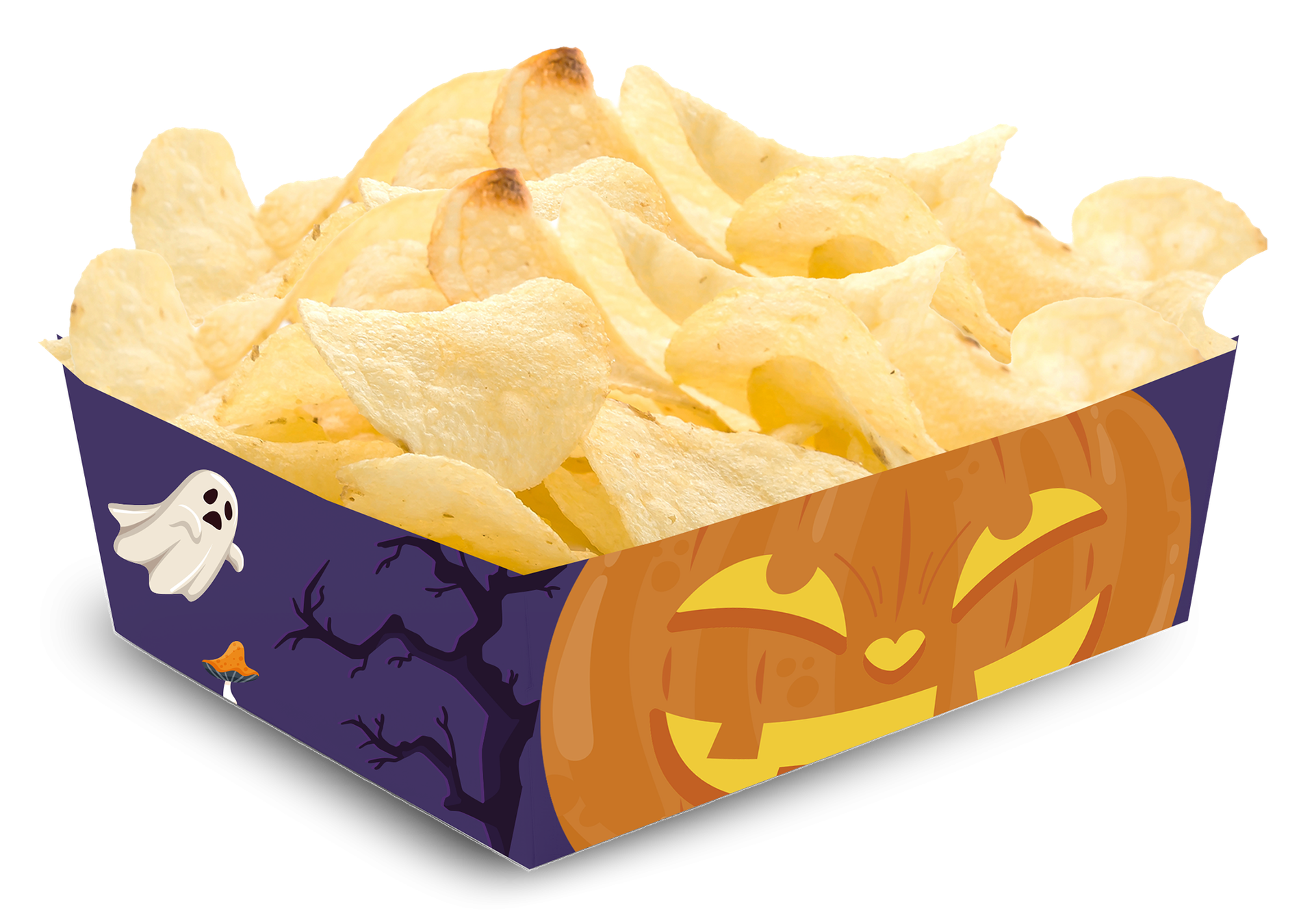 BANDEJA HALLOWEEN CALABAZAS 15 x 11 x 6 cm