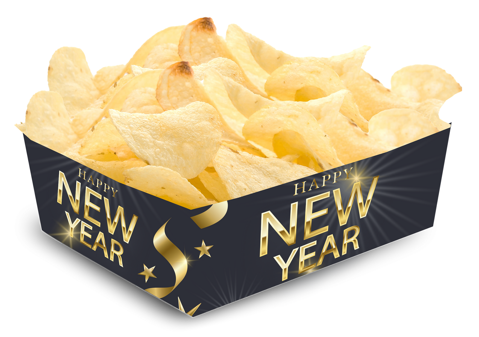 BANDEJA HAPPY NEW YEAR 15 x 11 x 6 cm