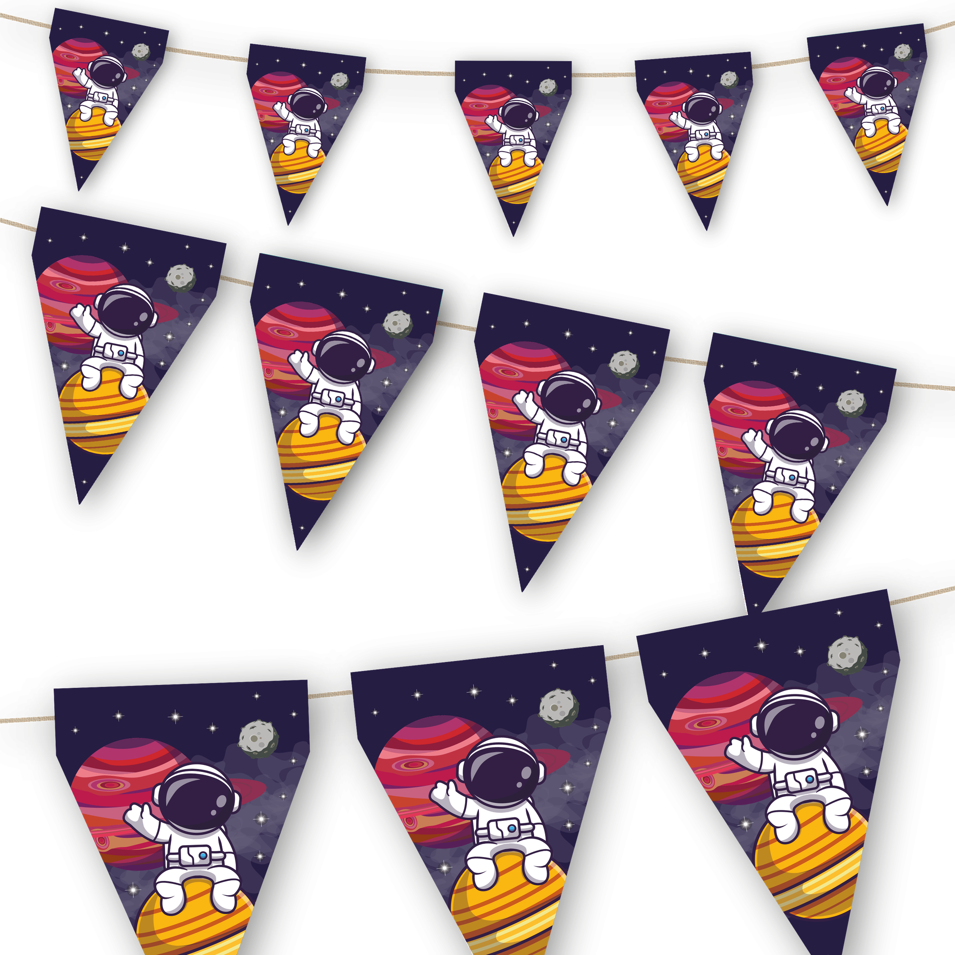 Banderín Astronauta 3 metros