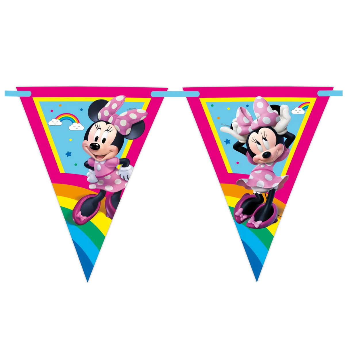 BANDERIN MINNIE RAINBOW