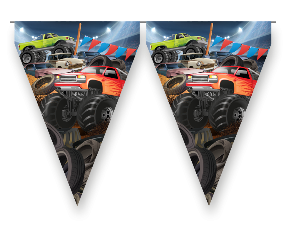 BANDIERA MONSTER TRUCK 3 metri