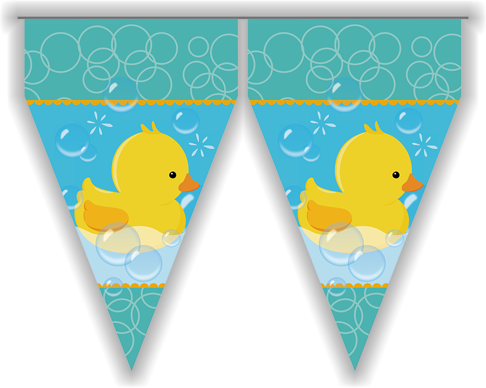 Banderin Bubble Bath 3 metros