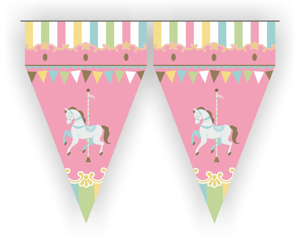 Gagliardetto da giostra, 3 metri