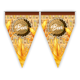 Fanion de bière, 3 mètres