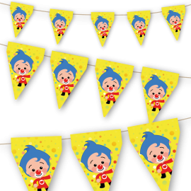 Fanion de clown Plim Plim 3 m