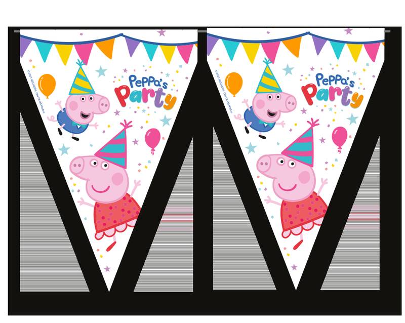 Banderin Peppa Pig