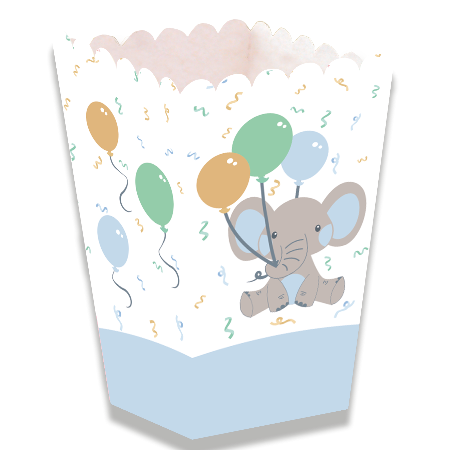 Cajita Alta Blue Elephant 5 x 5 x 12 cm