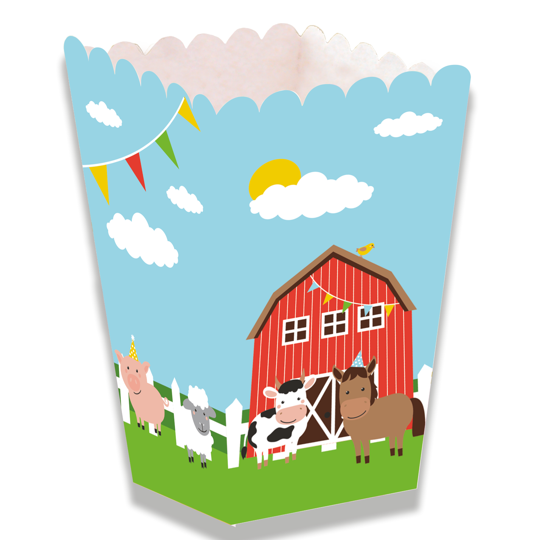 ANIMALI DA FATTORIA Scatola alta 5 x 5 x 12 cm