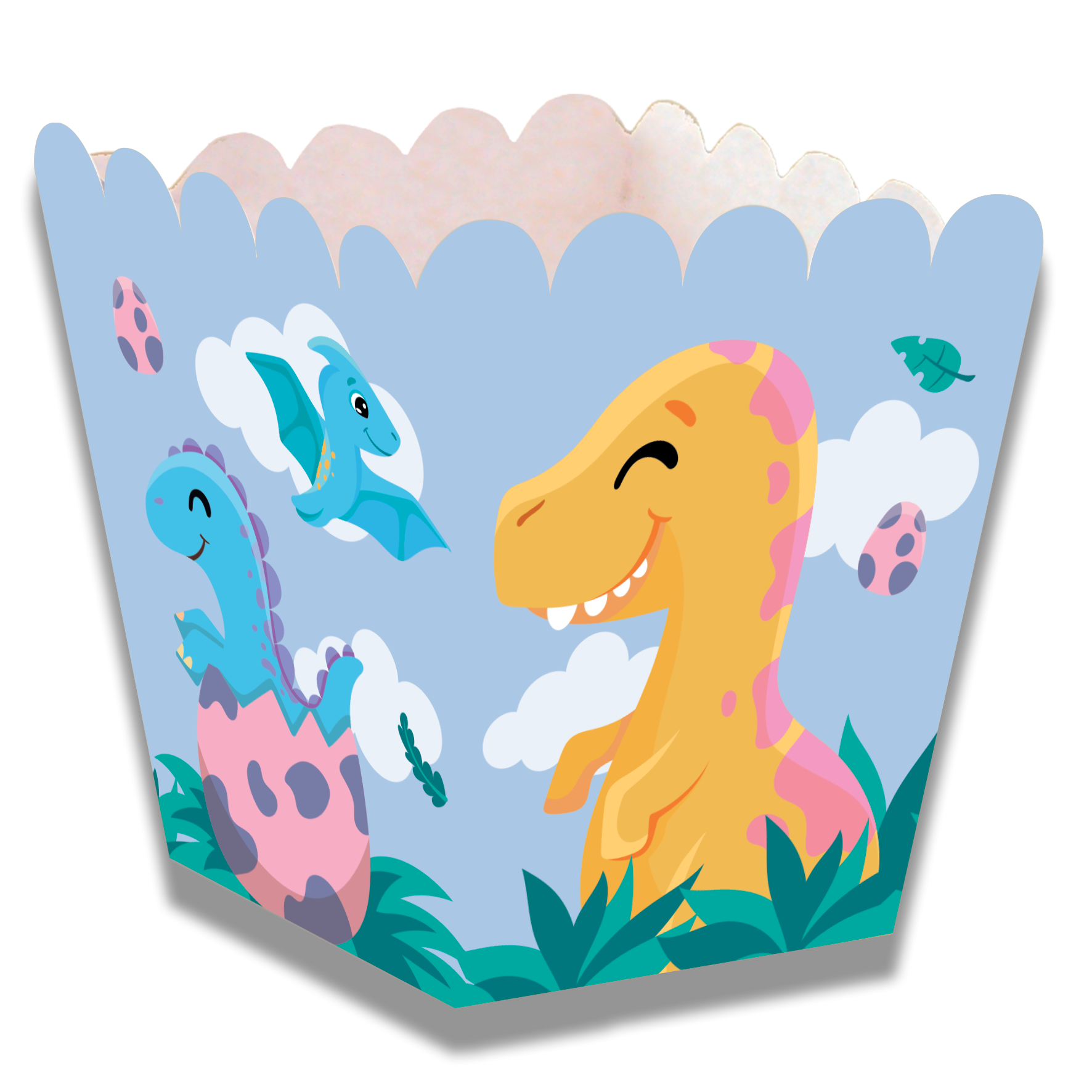 CAJITA BAJA Funny Dinosaurs 5 x 5 x 7 cm