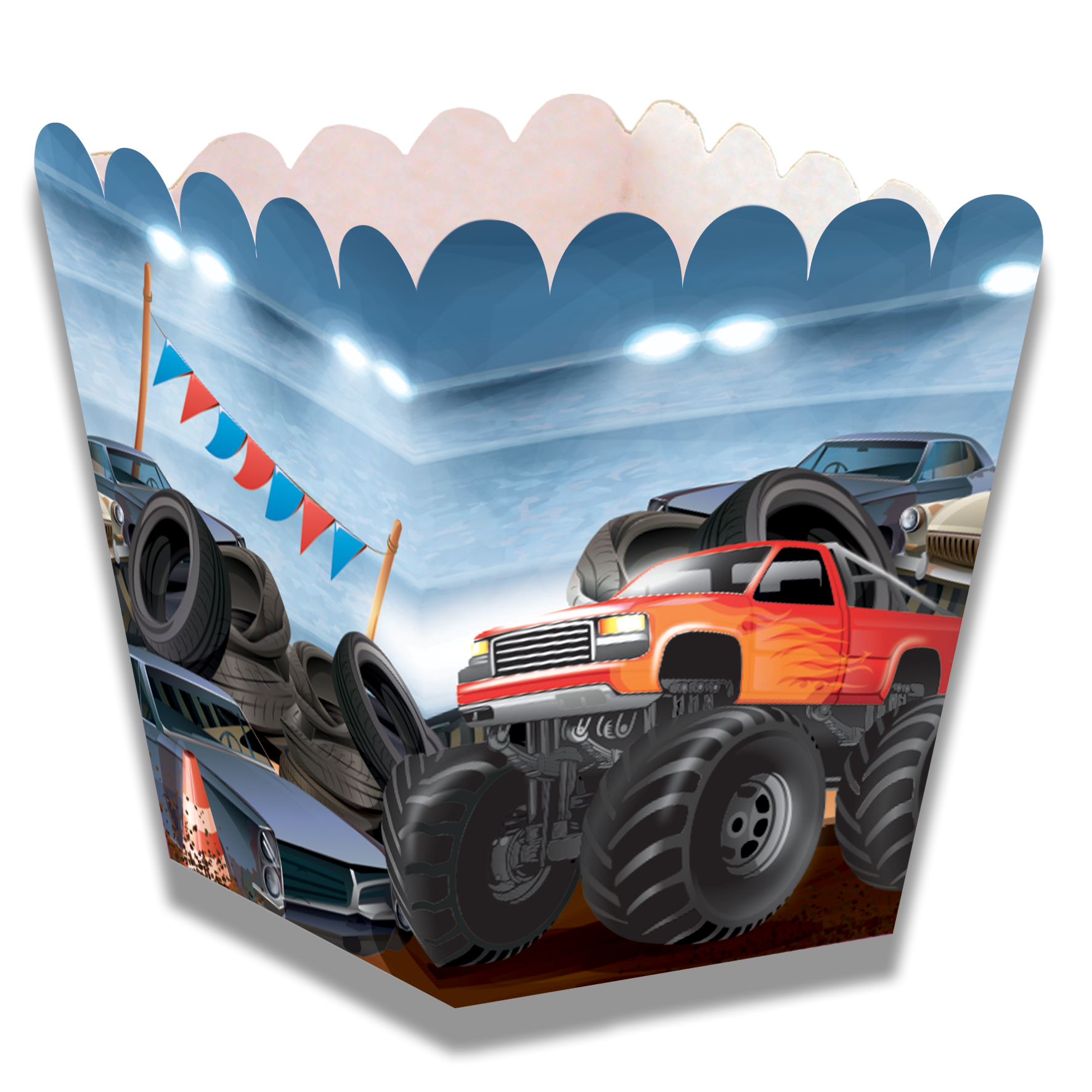 CAJITA BAJA MONSTER TRUCK 5 x 5 x 7 cm