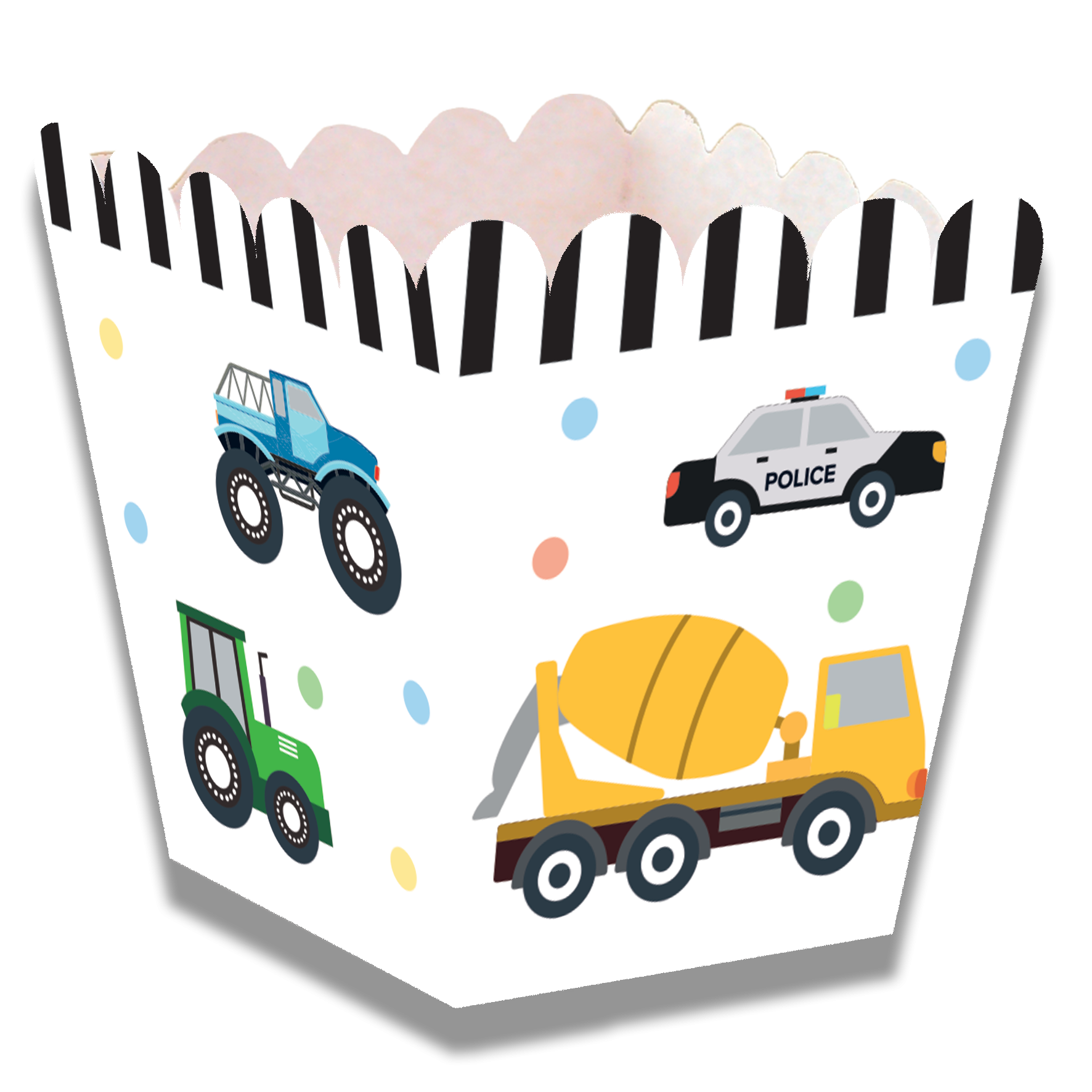 Cajita Baja Traffic 5 x 5 x 7 cm