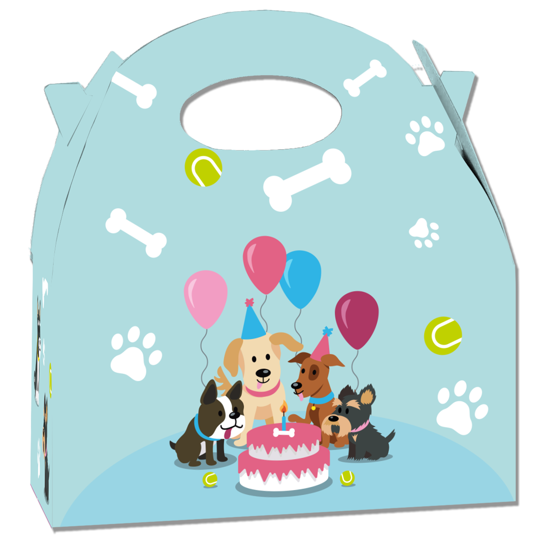 Cajita Dog Party 20 x 16 x 11 cm
