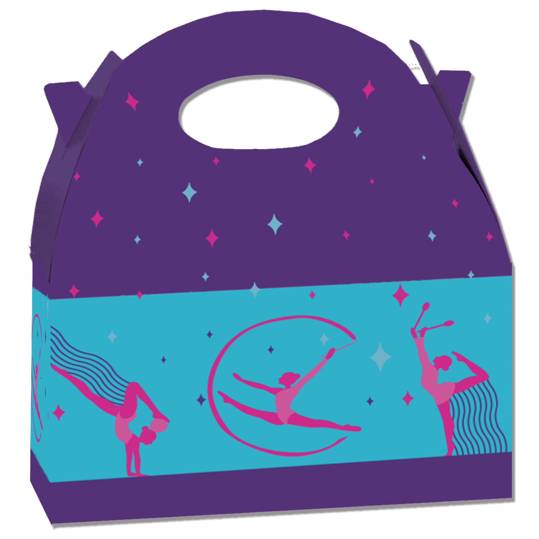 Coffret de fête de gymnastique 20 x 16 x 11 cm