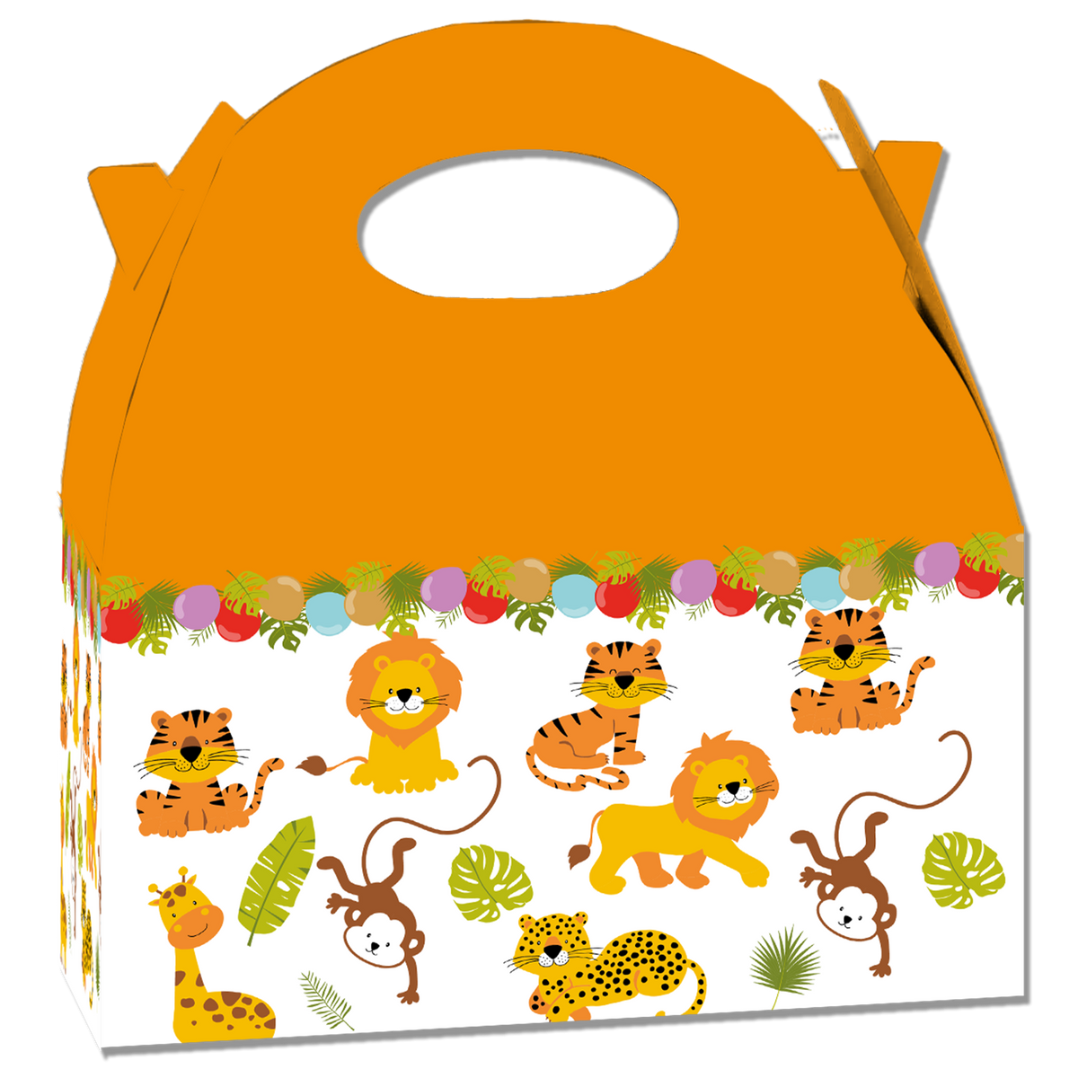 BOÎTE ANIMAUX DE LA JUNGLE 20 x 16 x 11 cm