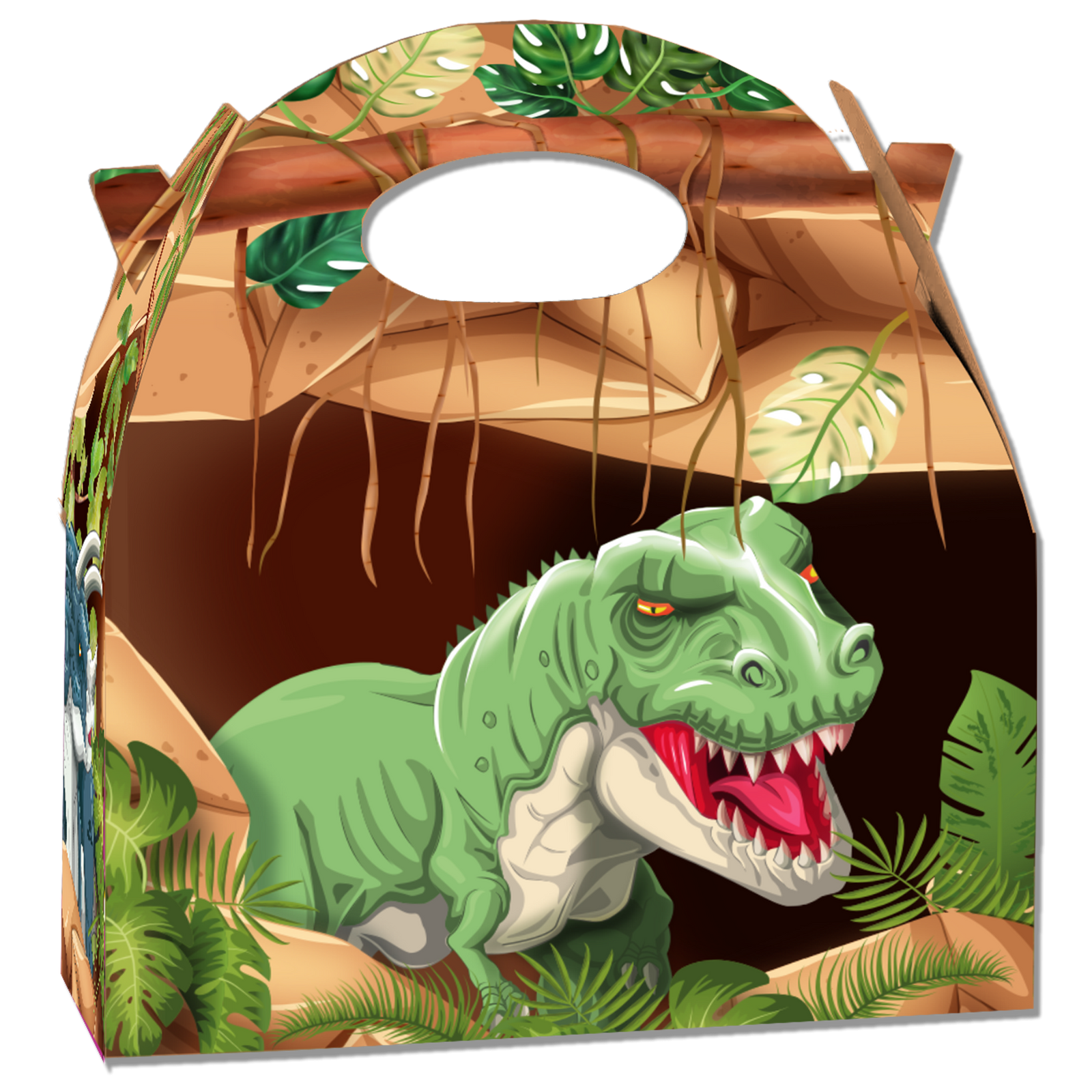 Scatola dinosauro giurassico 20 x 16 x 11 cm