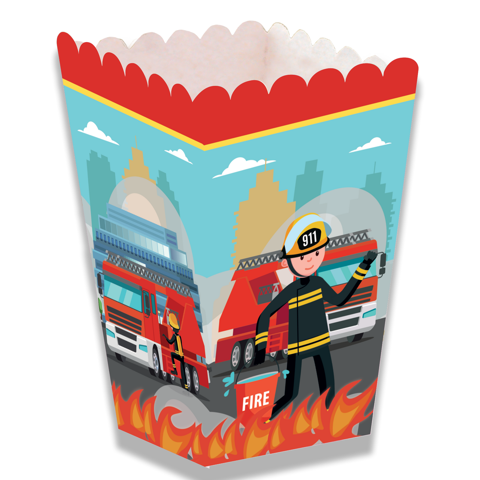 Scatola alta Flamming Fire 5 x 5 x 12 cm