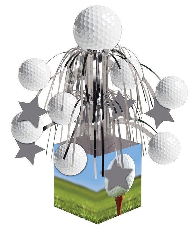 CENTRO DE MESA CASCADA 30 CM SPORTS FANATIC GOLF