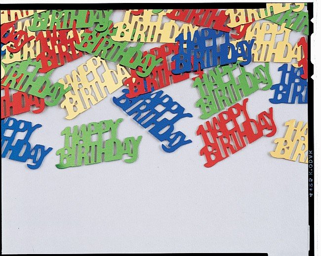 Confettis Joyeux Anniversaire