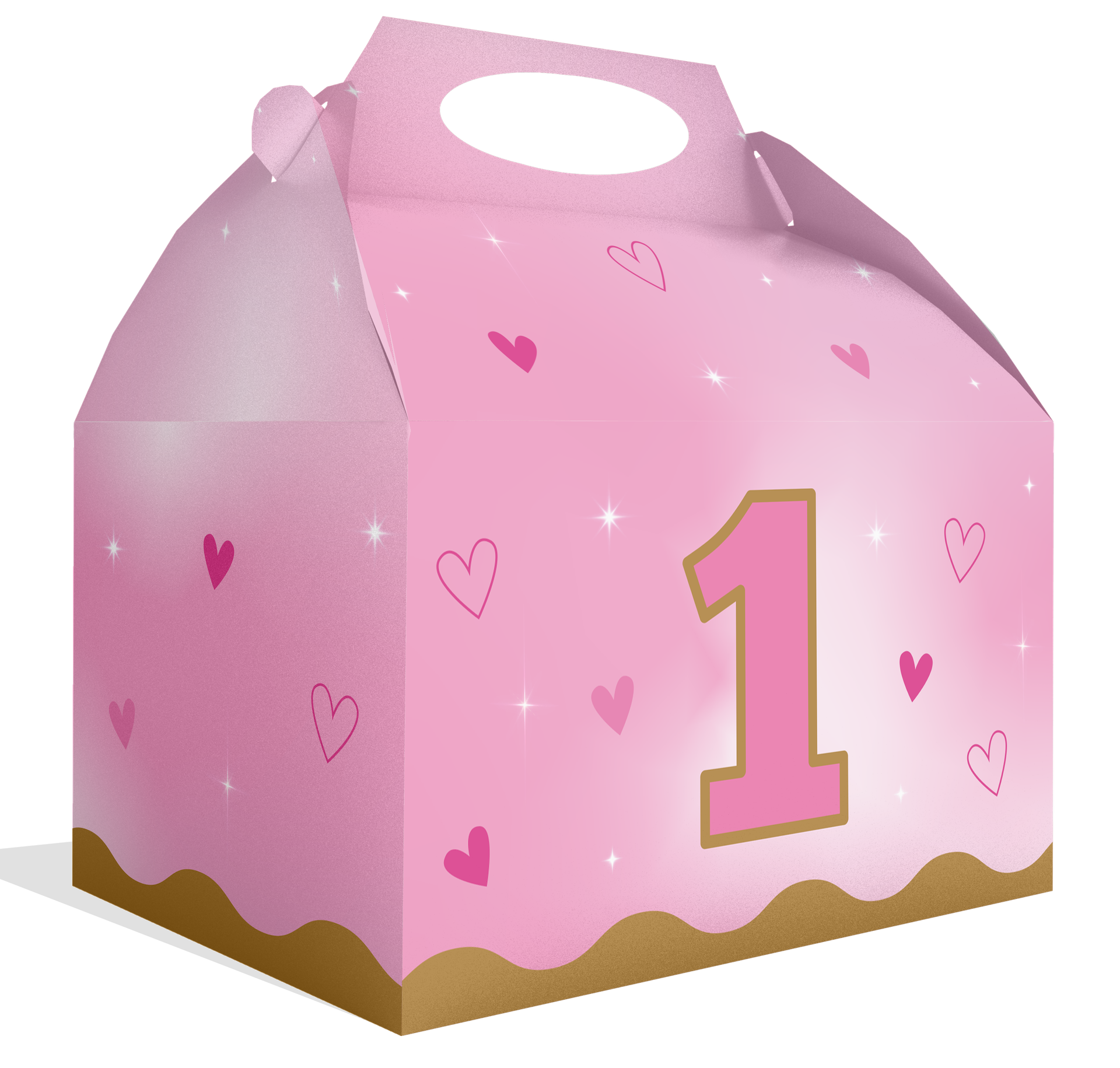 Scatola per bambina di 1 anno 20 x 16 x 11 cm