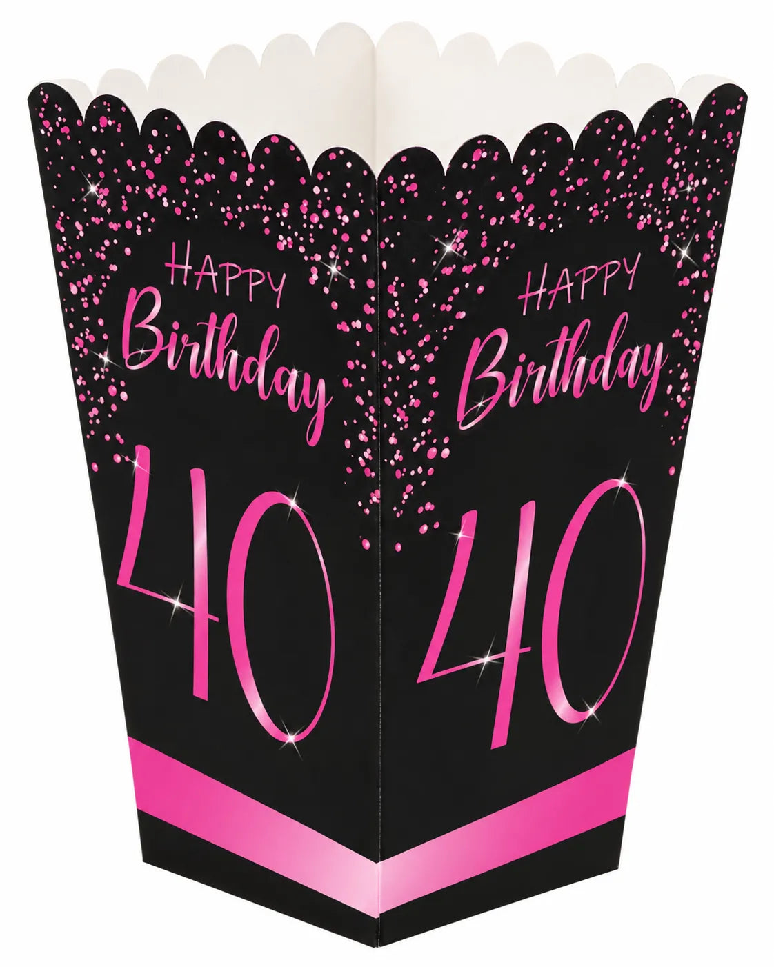 Elegant Pink Tall Box 40 years