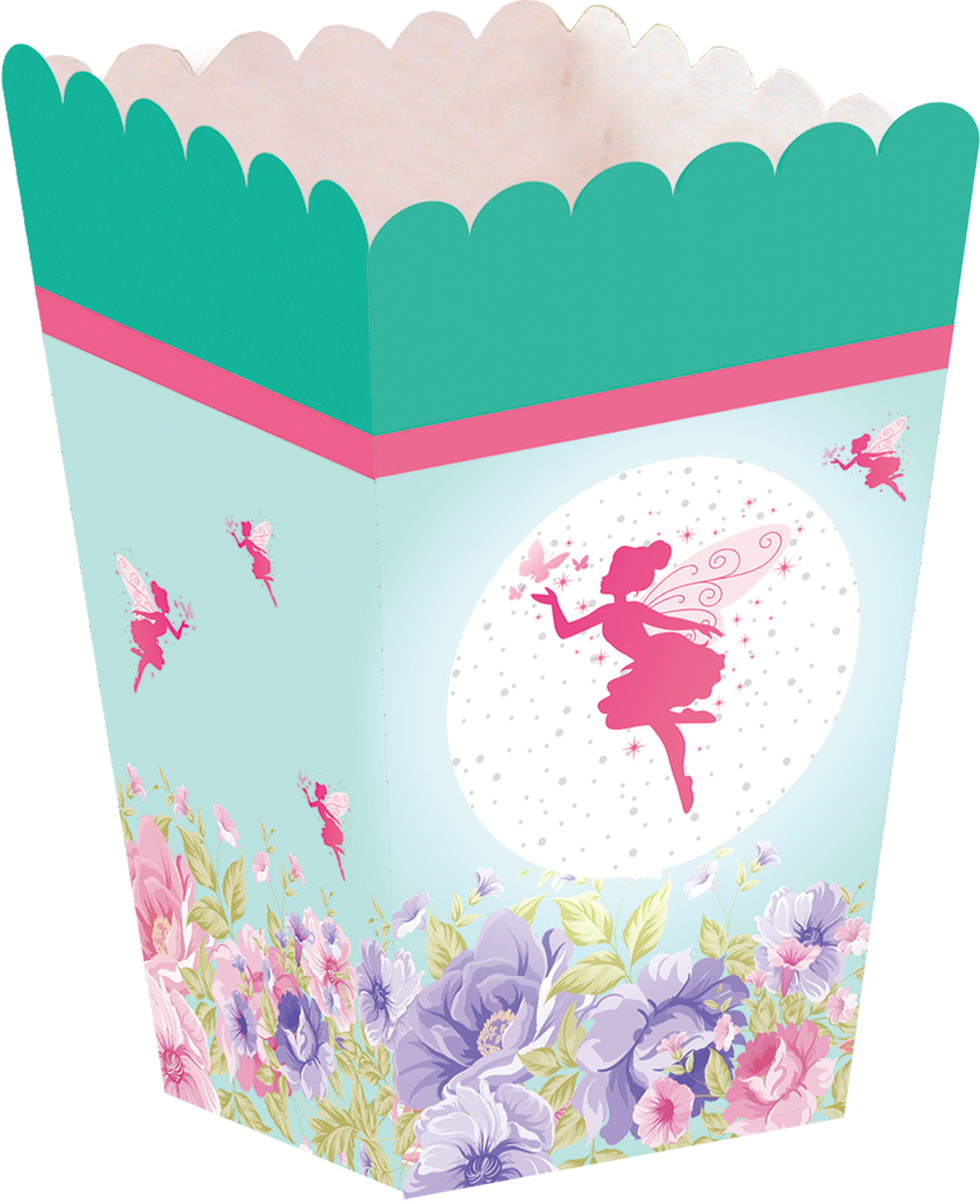 Cajita Alta Floral Fairy 5 x 5 x 12 cm