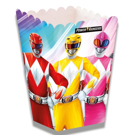 Cajita Alta Power Rangers 5 x 5 x 12 cm