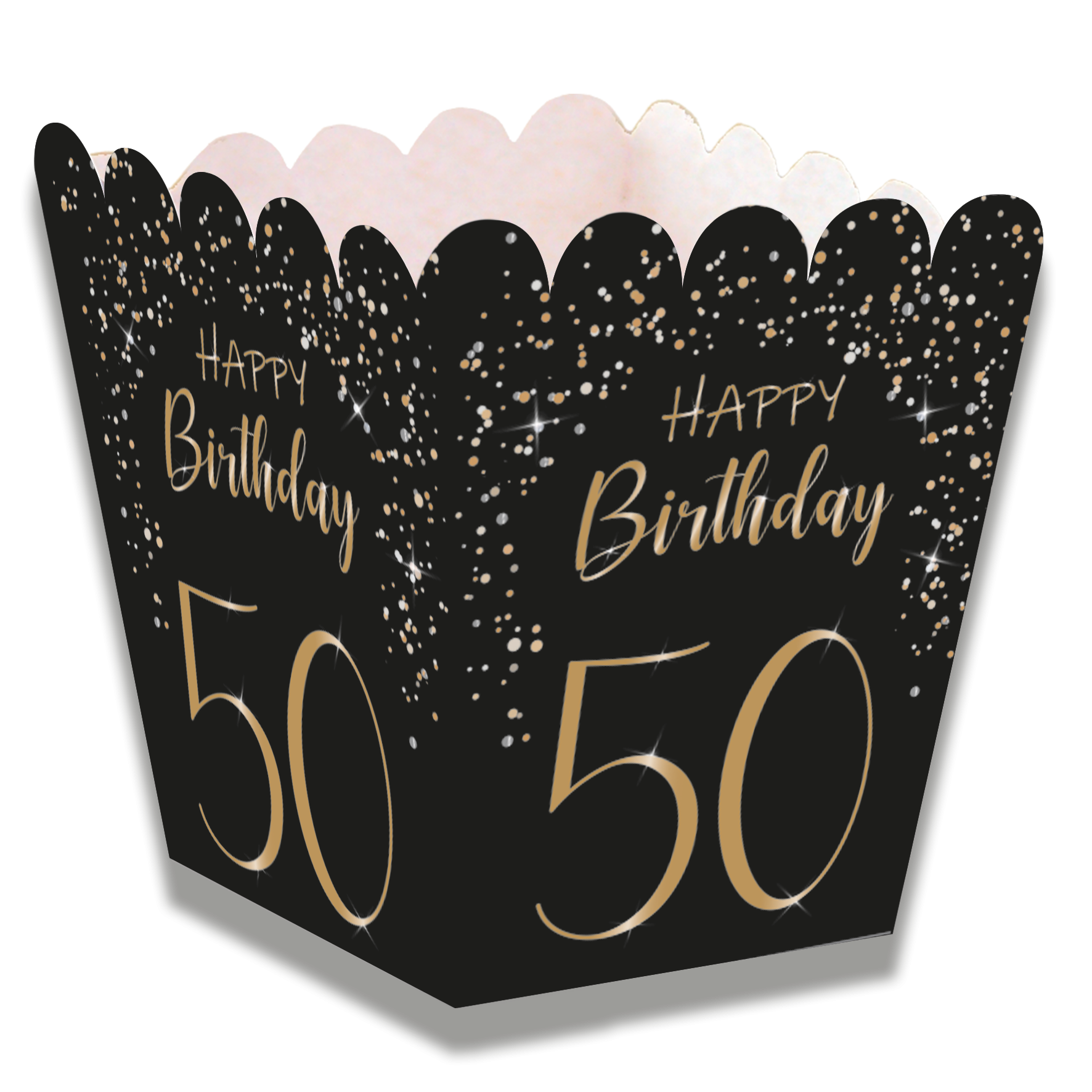 Cajita Baja Elegant Negro 50 Años