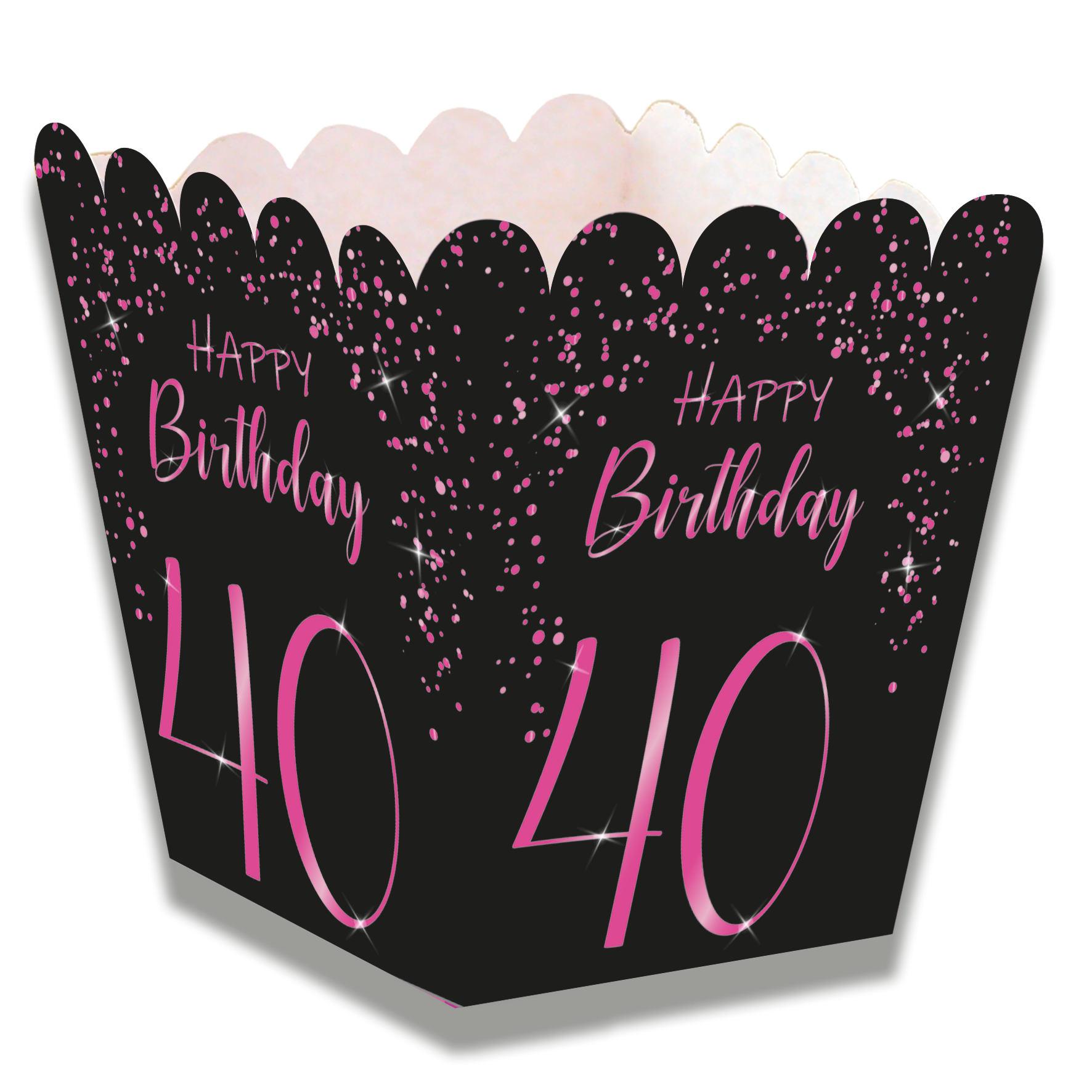 Cajita Baja Elegant Pink 40 años