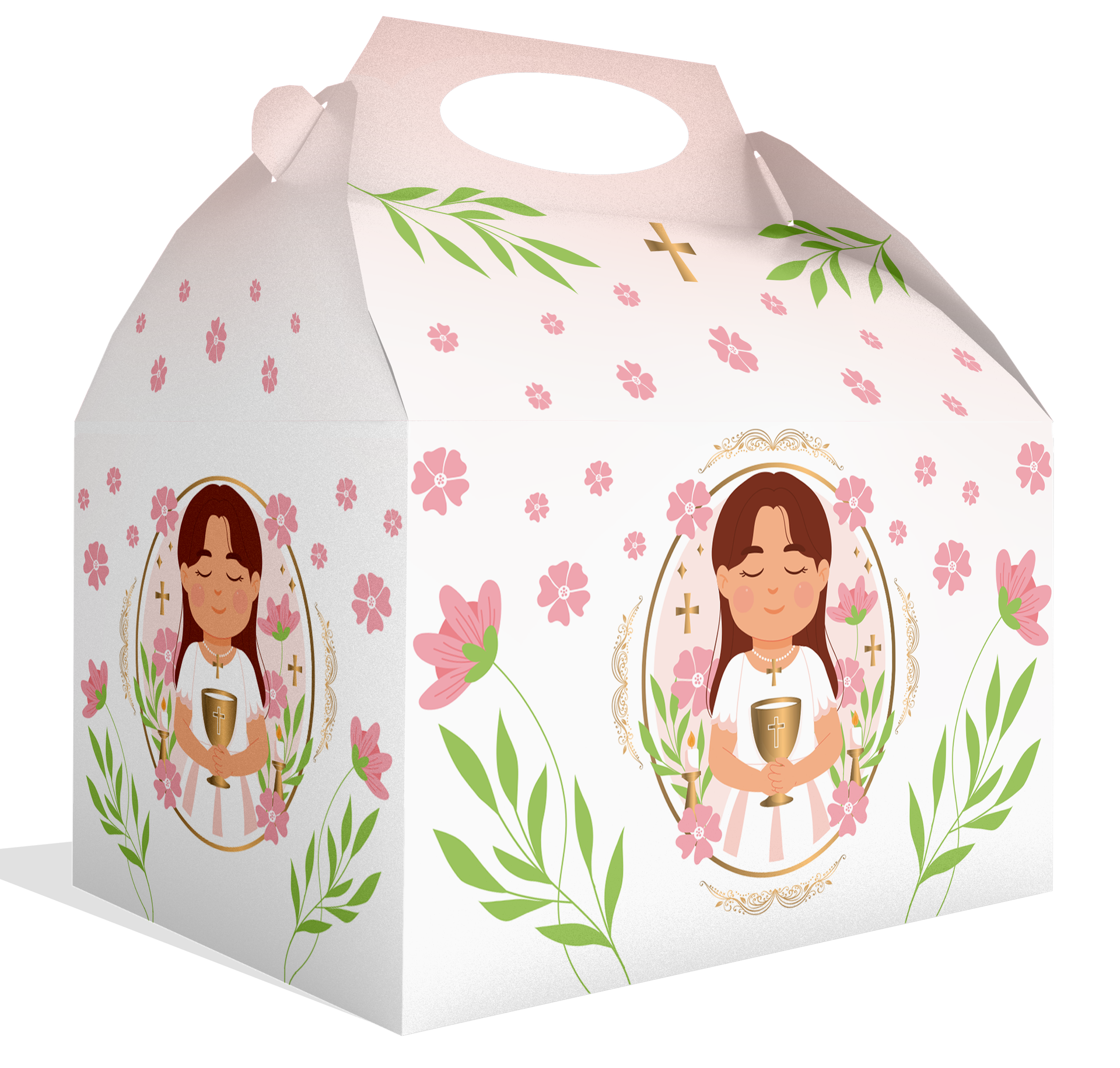 Boîte de communion pour fille 20 x 16 x 11 cm