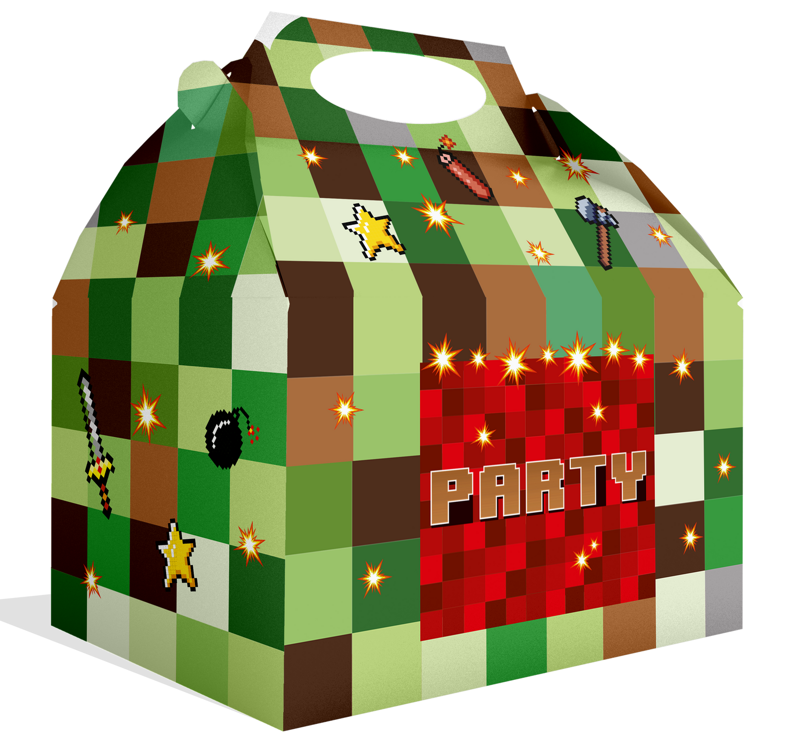 Scatola per feste in TNT 20 x 16 x 11 cm