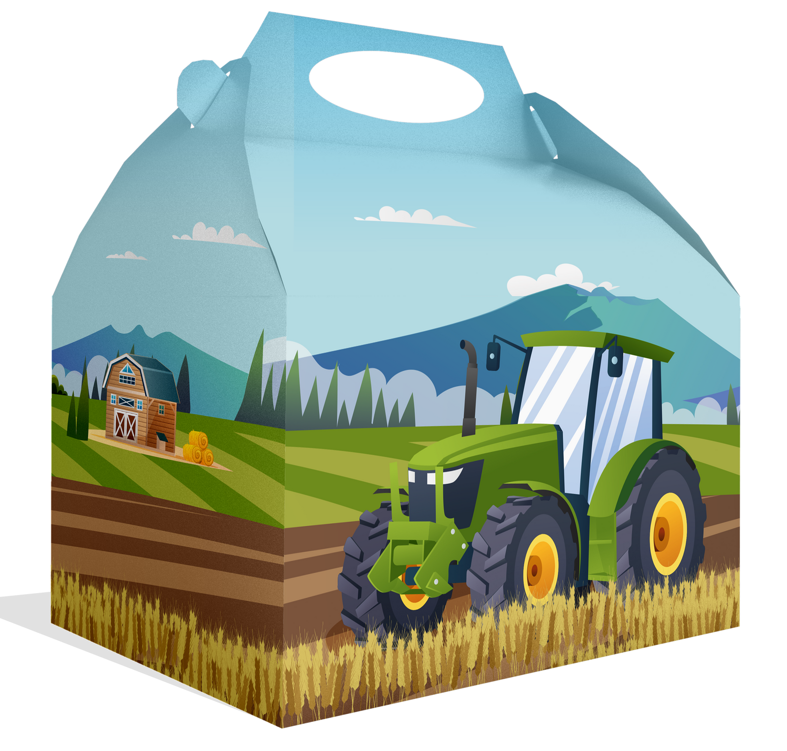 Cajita Tractor 20 x 16 x 11 cm