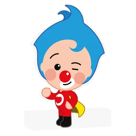 Figurine Porexpan Clown Plim Plim 27,2 x 16 cm