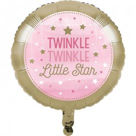 PALLONCINO FOIL 45 CM UNA STELLA - BAMBINA