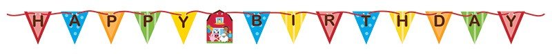 Guirlande d'anniversaire des animaux de la ferme