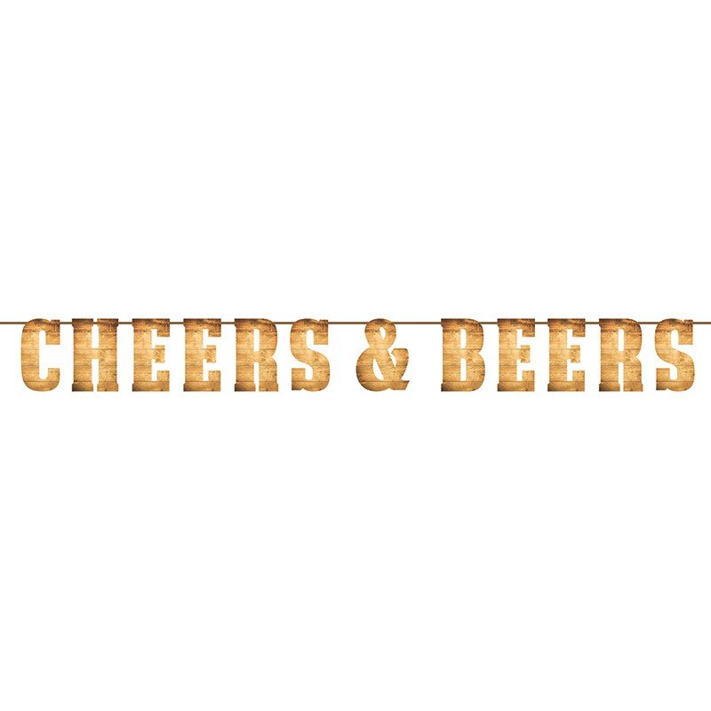 CHEERS & BEERS LETTRE GARLAND+T2481
