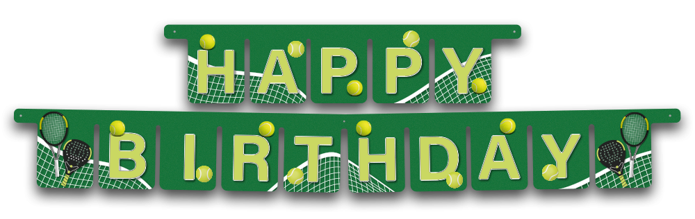 Ghirlanda da tennis e padel 3 metri