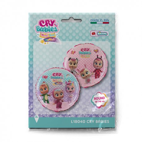Palloncino rotondo Cry Babies 45 cm