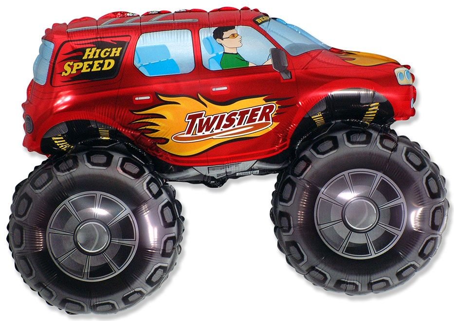 Globo Big Wheels Red 96 x 68 cm