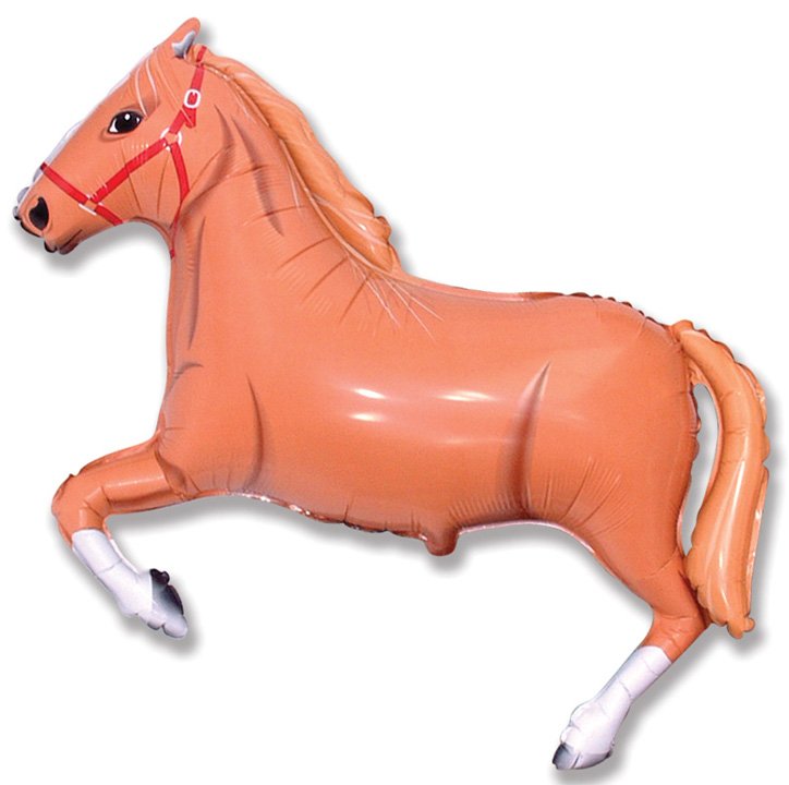 Ballon Cheval Brun 107 x 75 cm