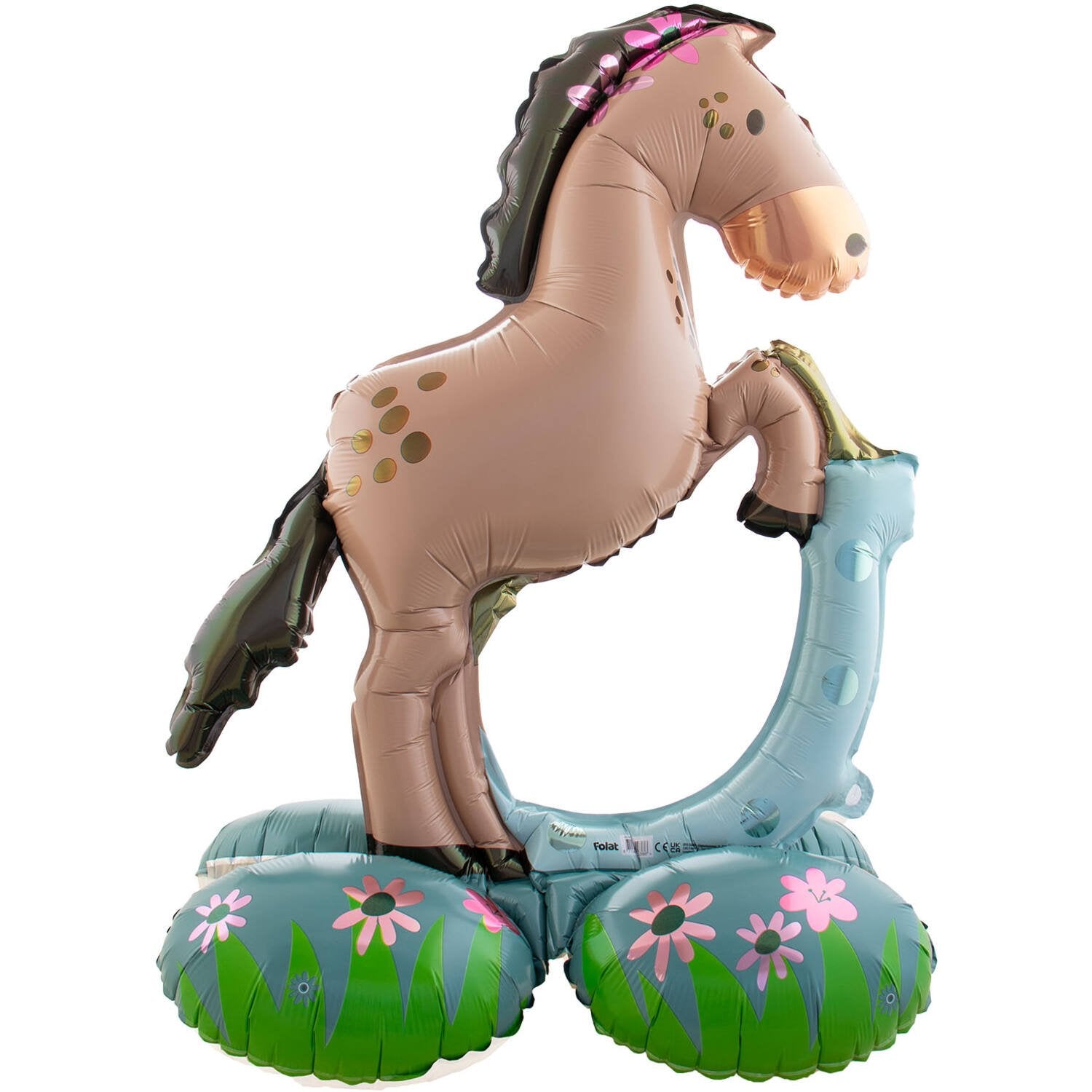 Globo Caballo con Soporte 53 x 74 cm