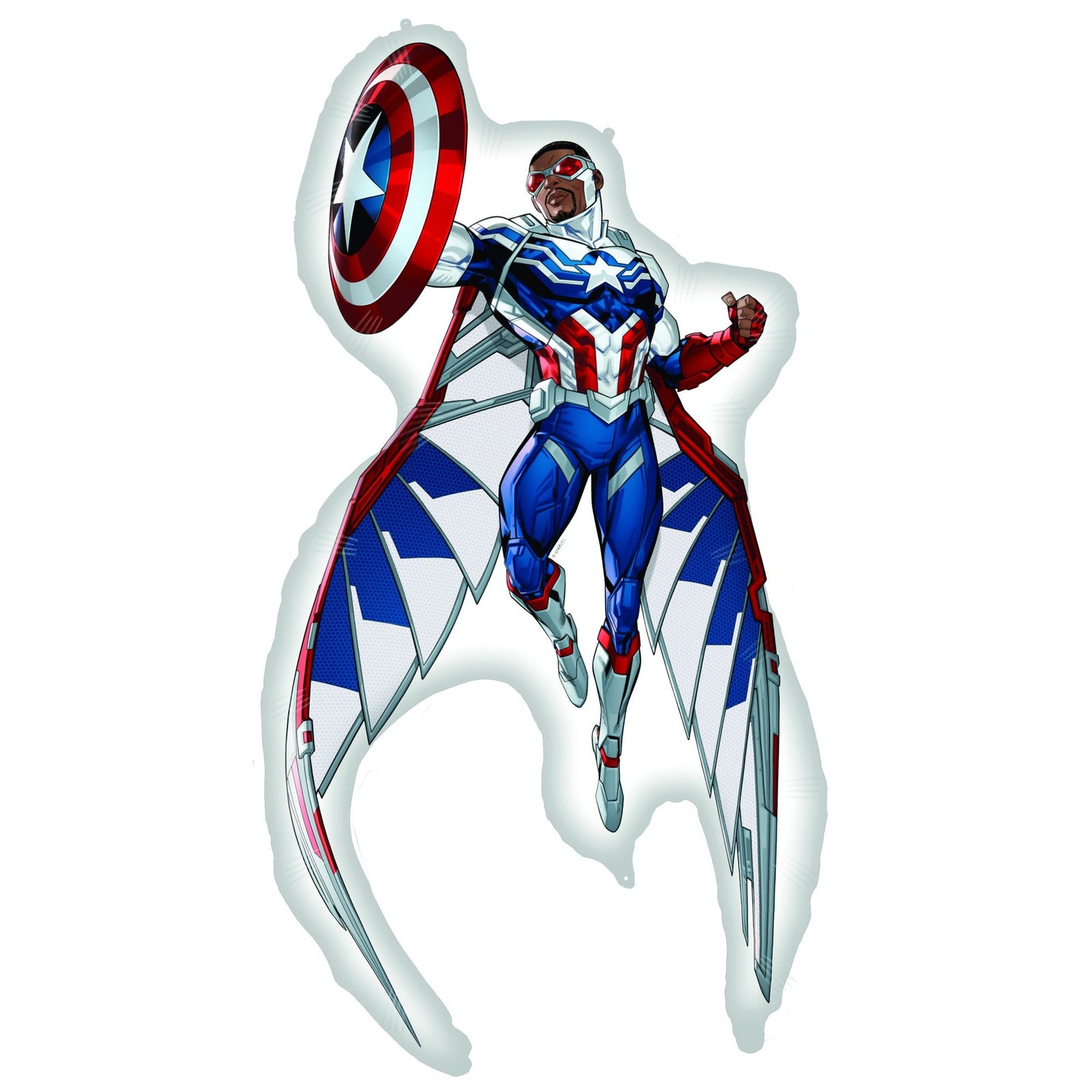Ballon Captain America Sam Wilson 62 x 93 cm